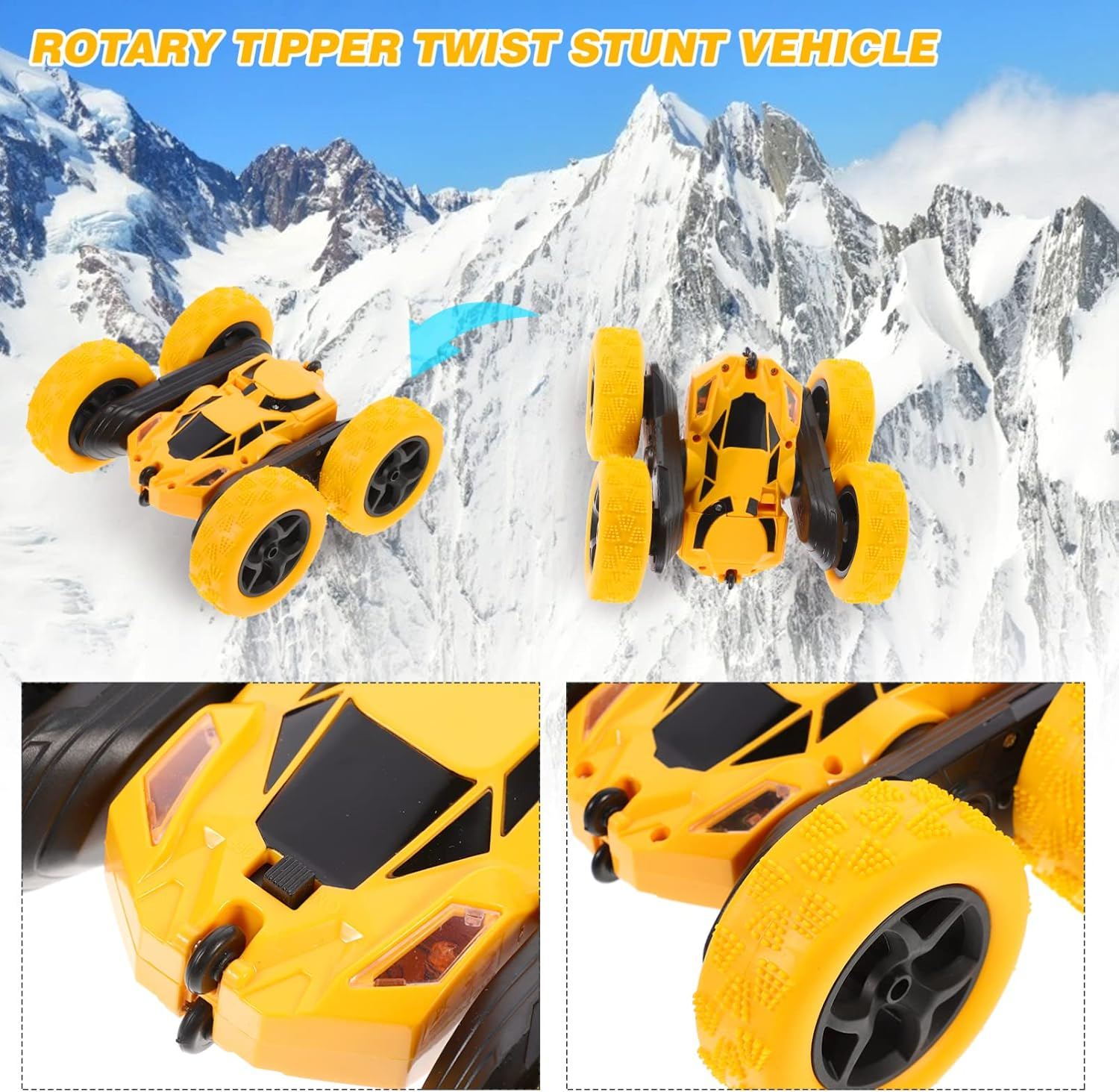 Double Sided Stunt Car Child Car Toy Rc Off-Road Car Stunt Car Toy Off-Road Model Special Stunt Car Off Road Stunt Car Kids Car Toy Rc Stunt Car Double-Sided Stunt Car